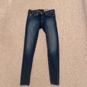 AG super skinny ankle length jeans